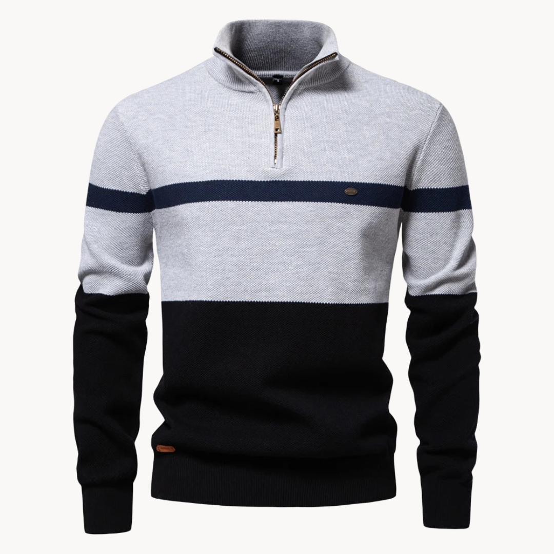 Connor Quarter Zip Sweater | Ponty
