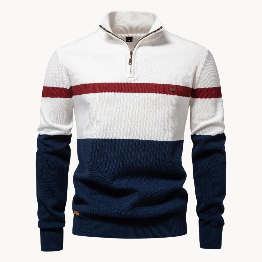 Connor Quarter Zip Sweater | Ponty